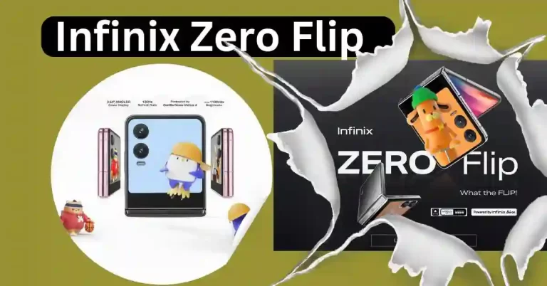 Infinix Zero Flip 5G price, specifications, and review. Key features include a foldable design, AMOLED display, 50MP main camera with advanced features, 5G connectivity, and fast charging. A comprehensive review of its performance, camera quality, and overall value.